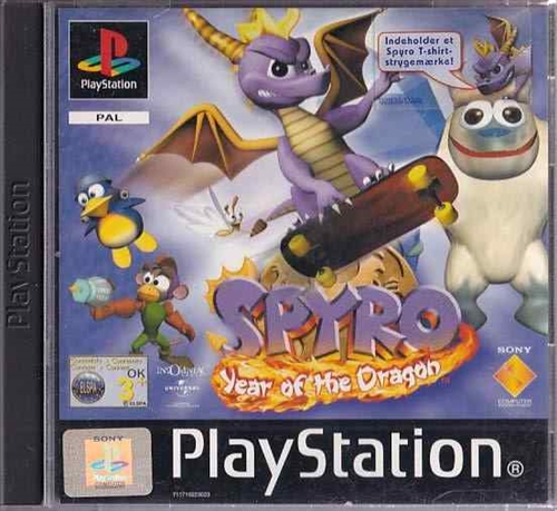 Spyro Year of the dragon - PS1 (B Grade) (Genbrug)